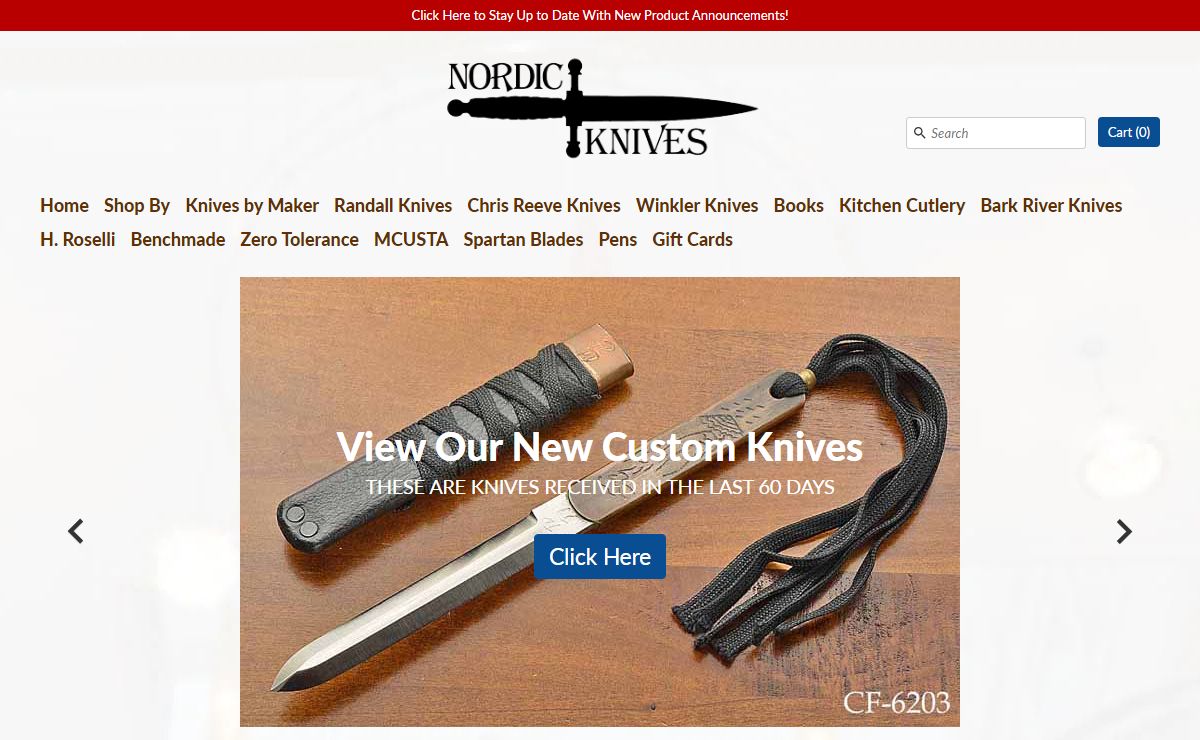 Nordic Knives, a world leader in custom and Randall Knives