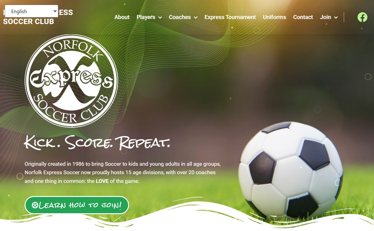 Norfolk Express Soccer – Kick. Score. Repeat
