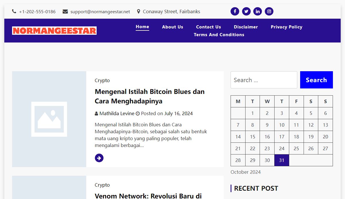 Normangeestar.net - News Site Ready to Provide the Latest References