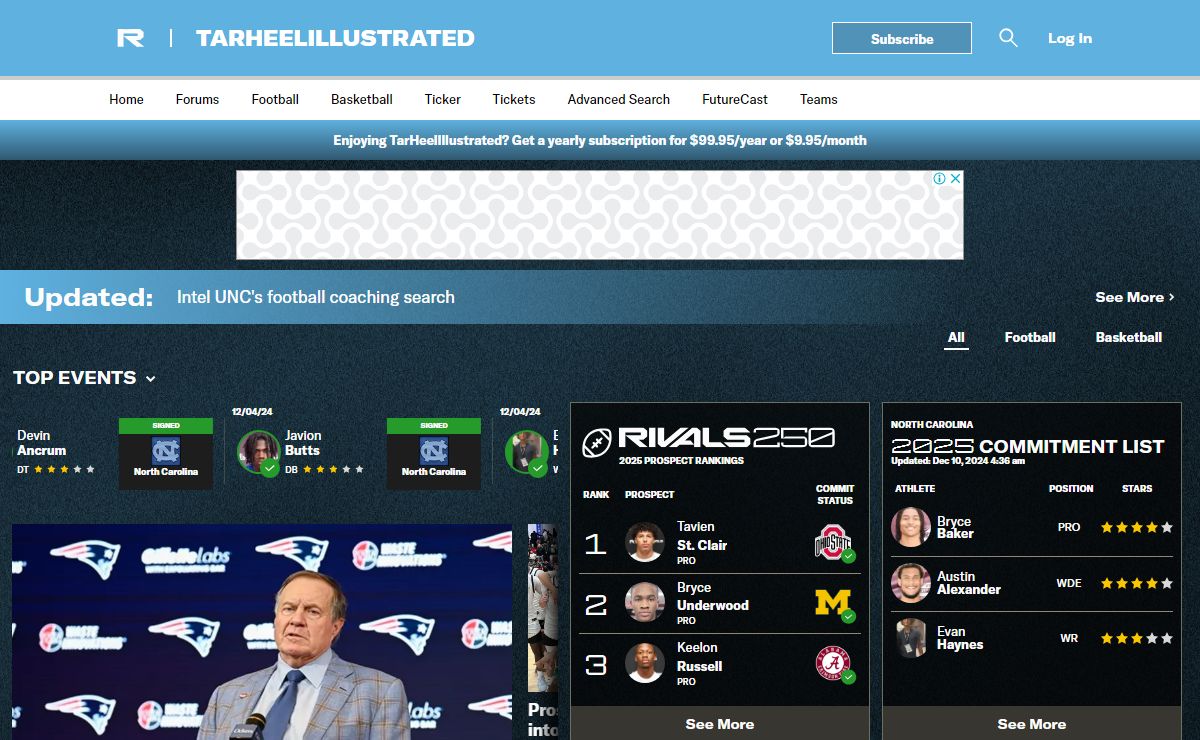 TarHeelIllustrated: North Carolina Tar Heels Football & Basketball Recruiting
