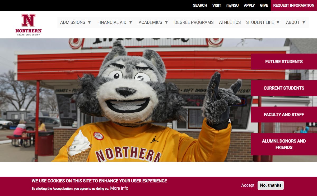 Northern State University In Aberdeen, South Dakota