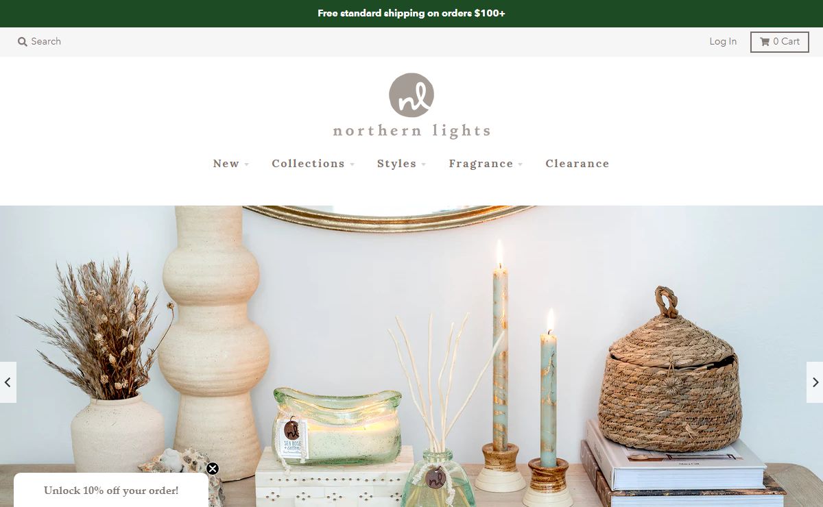 Northern Lights Candles