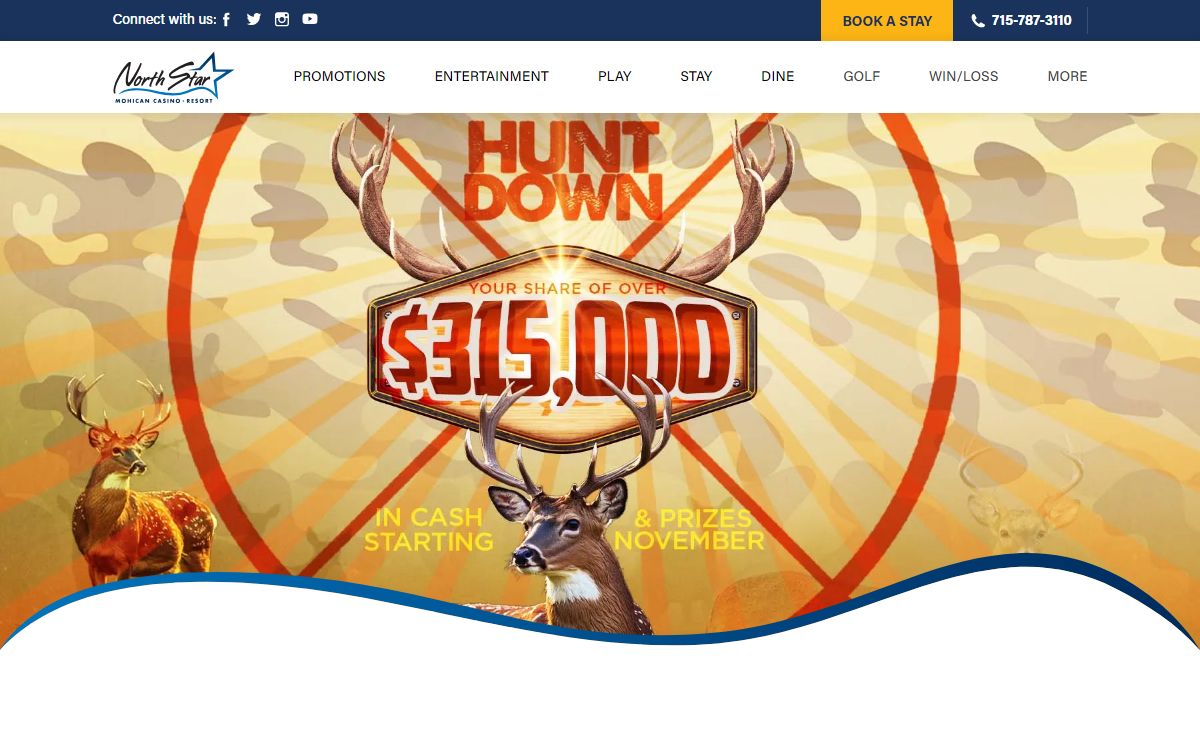 North Star Mohican - Casino Resort Bowler, Wisconsin