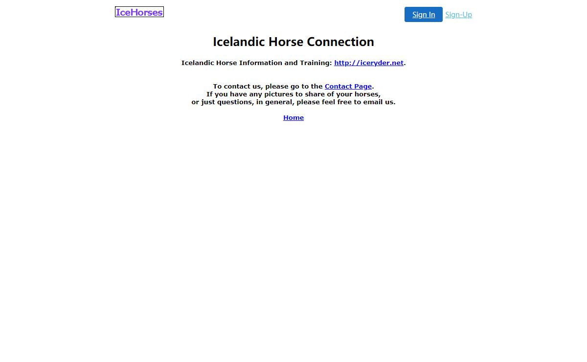 Icelandic Horse, Training