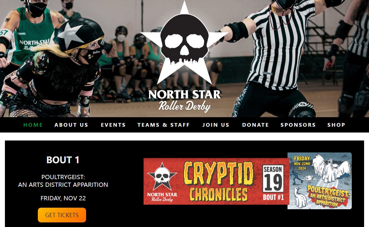 Season 19 Front Page - North Star Roller Derby: Minneapolis, Minnesota Roller DerbyNorth Star Roller Derby: Minneapolis, Minnesota Roller Derby