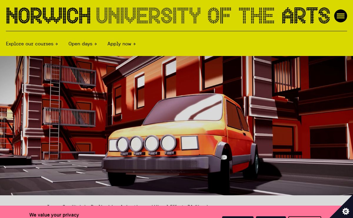 Norwich University of the Arts | Arts, design, architecture & media courses