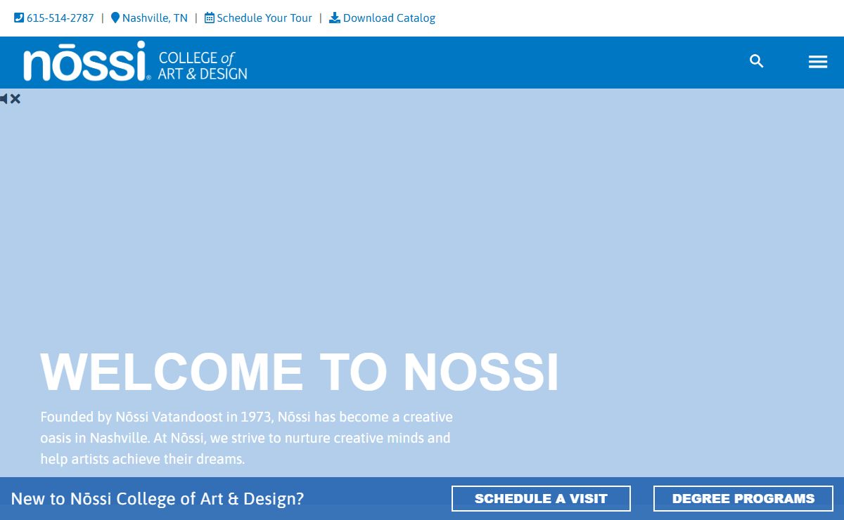 Nossi College of Art & Design | Nashville College Degree Programs