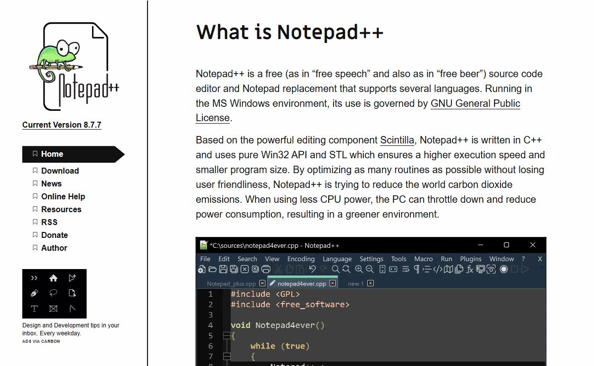 Notepad++
