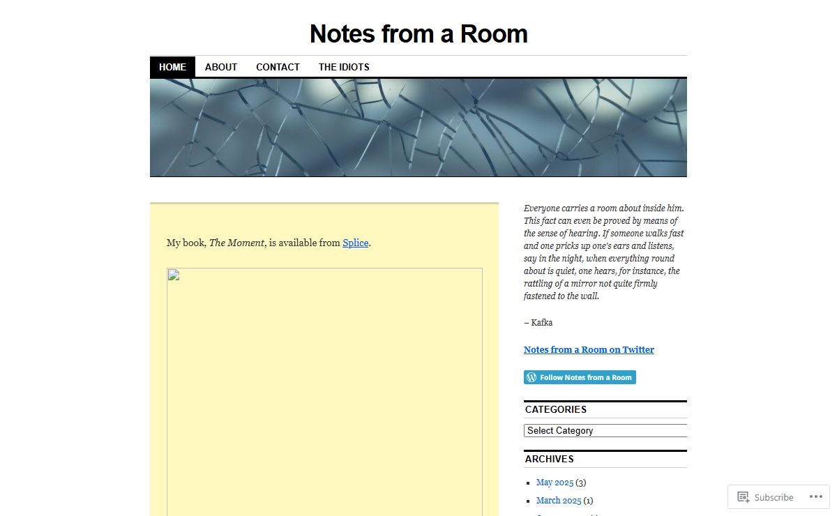 Notes from a Room