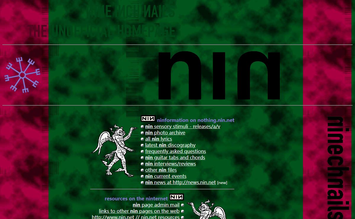 the unofficial NINE INCH NAILS homepage