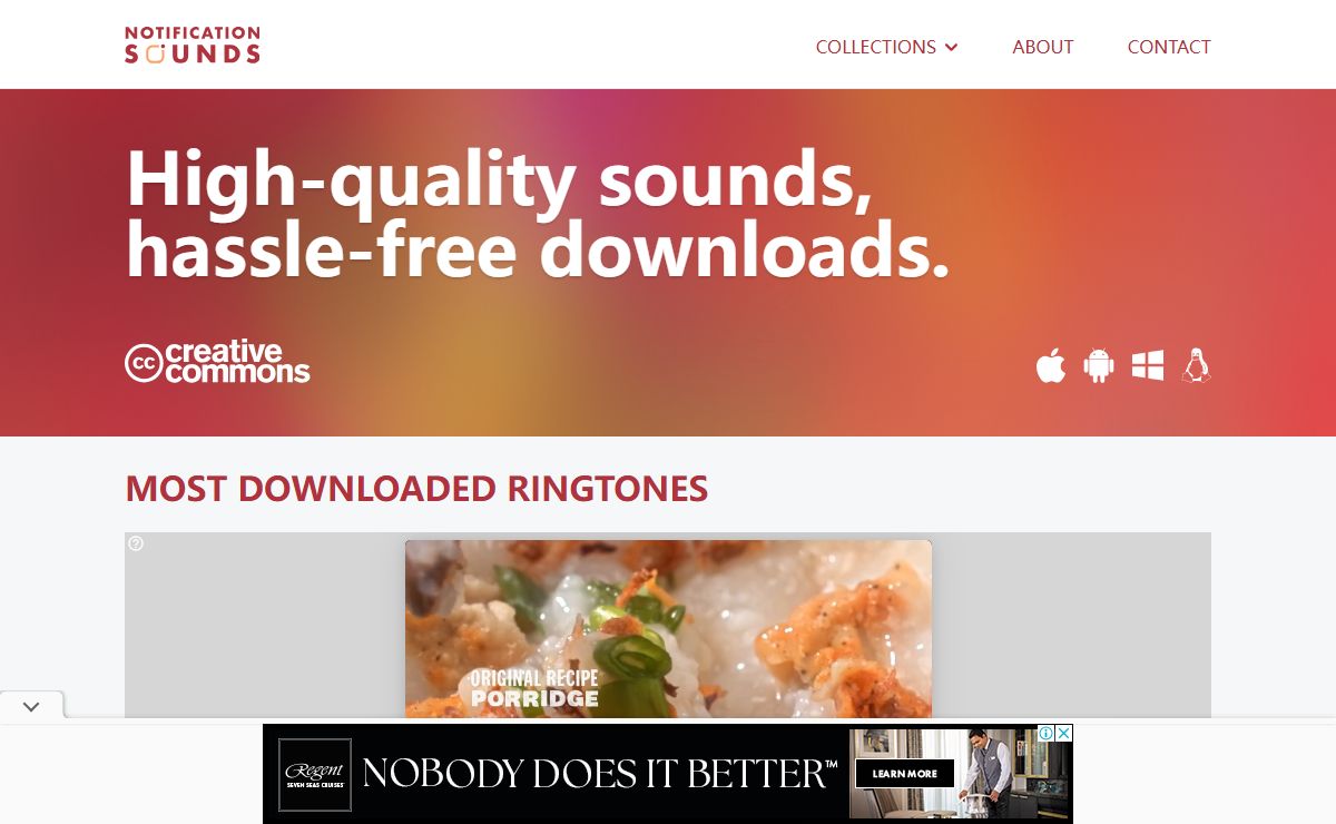 Ringtones and other free sounds