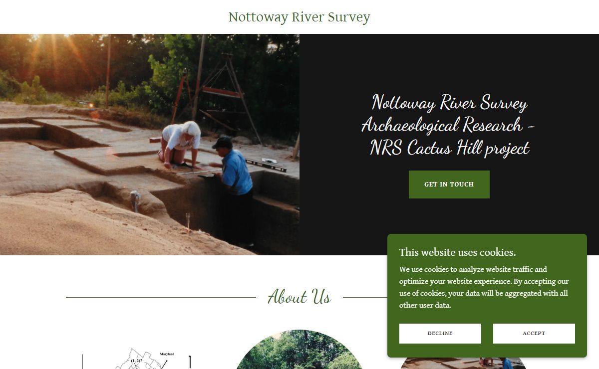 Cactus Hill - Nottoway River Survey