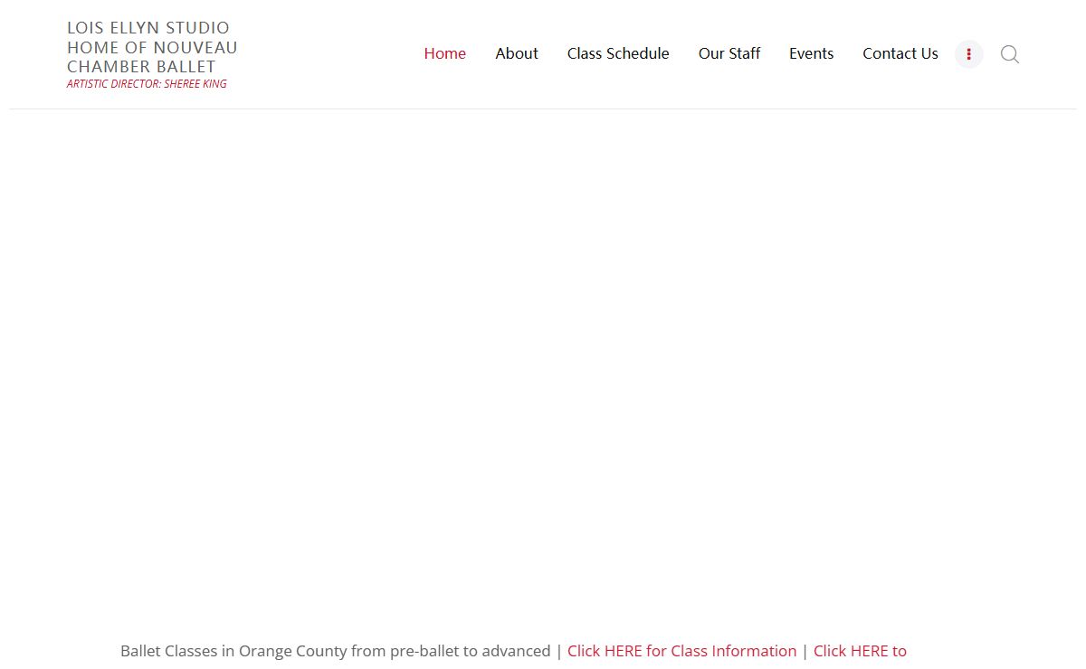 Lois Ellyn Ballet Studio | Nouveau Chamber Ballet | Call (714) 526-3862