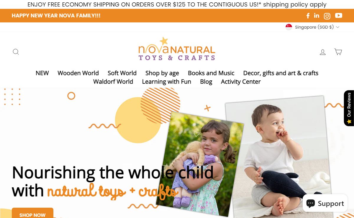 Nova Natural Toys & Crafts- World of natural toys, crafts and unique gifts ff