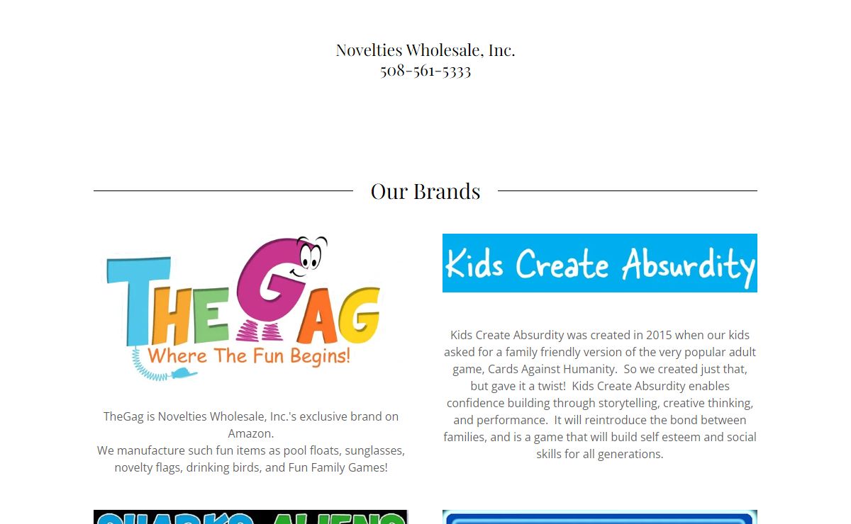Novelties Wholesale Inc.