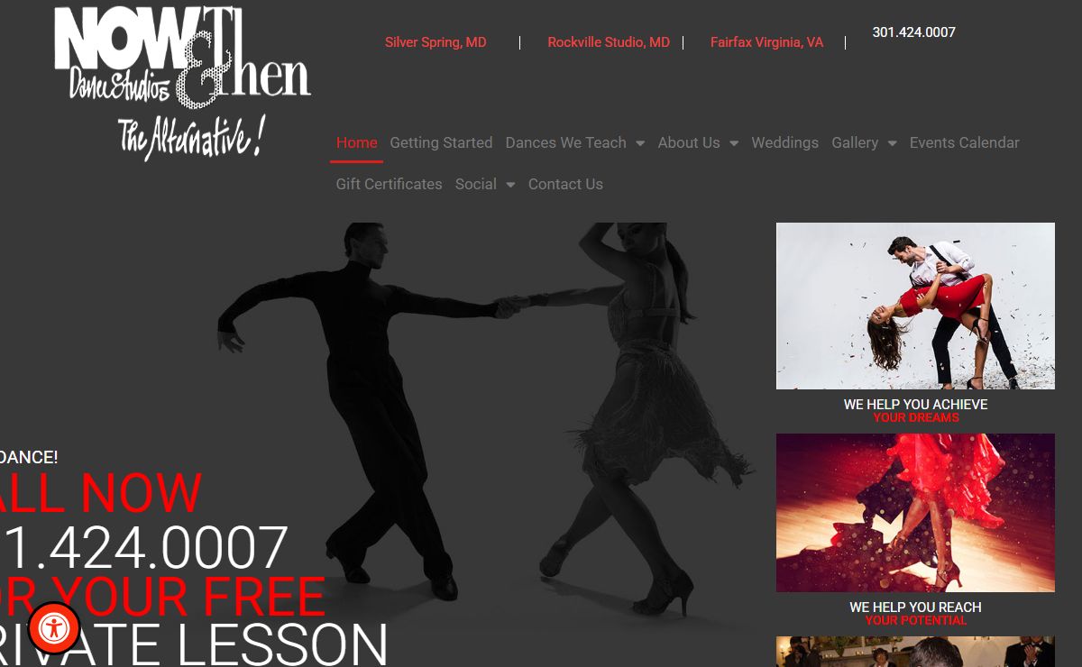 Dance Lessons for Adults & Couples Rockville, MD by Now & Then Dance Studios