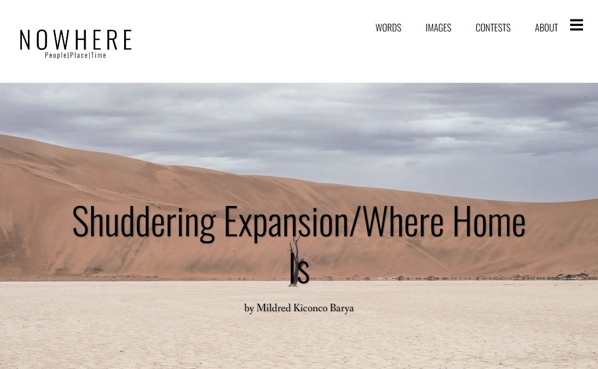 Nowhere | People, Place, Time |