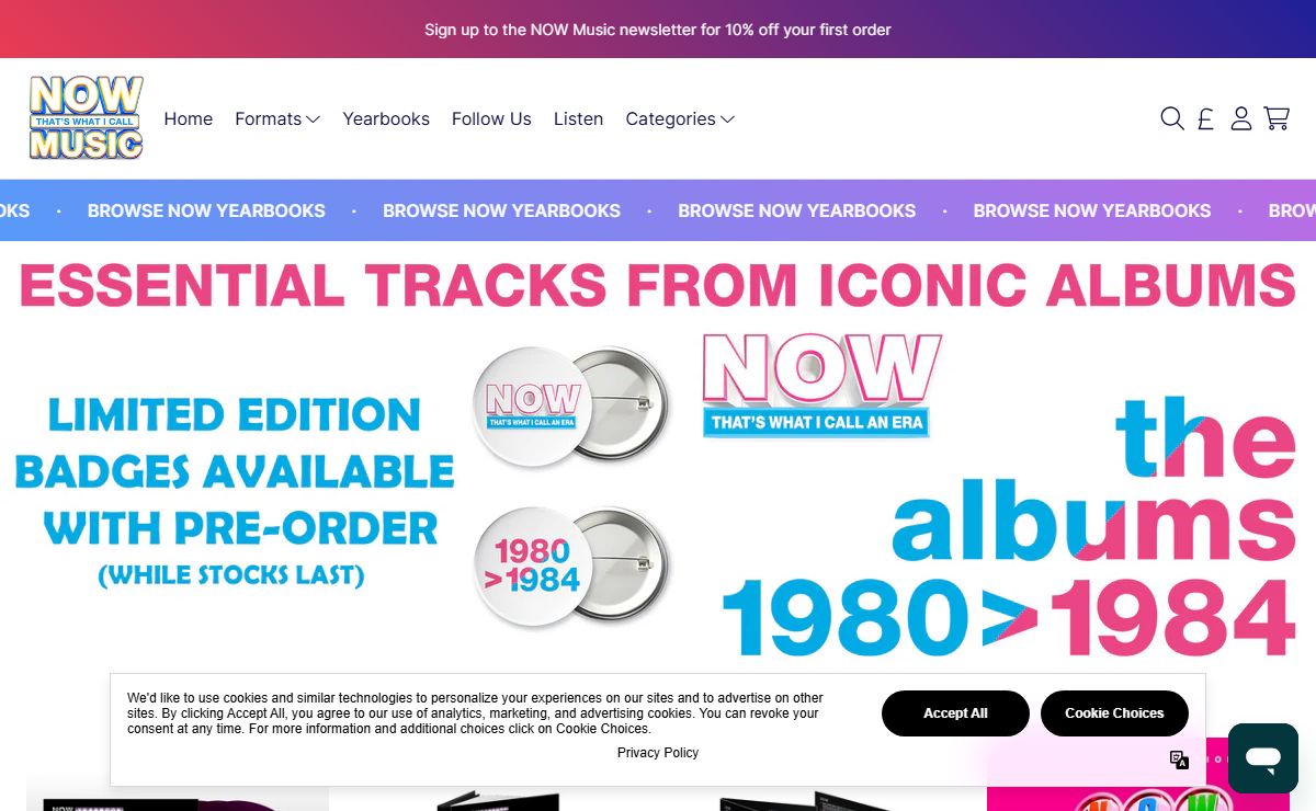 NOW MUSIC Official Store - NOW MUSIC Official Store