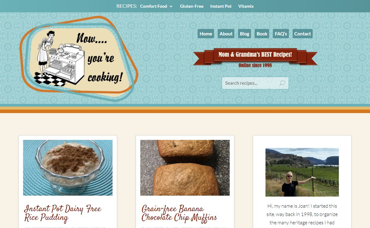 Now....you're cooking! Recipes from Grandma's kitchen