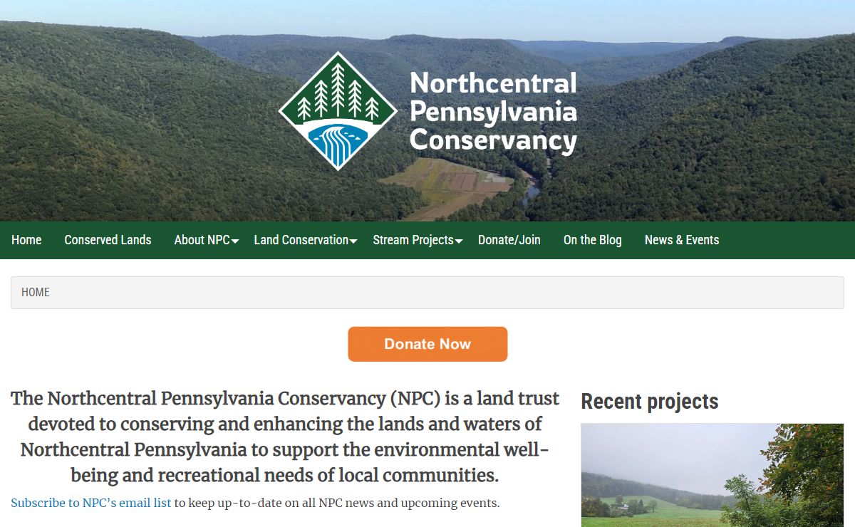 Home - Northcentral Pennsylvania Conservancy