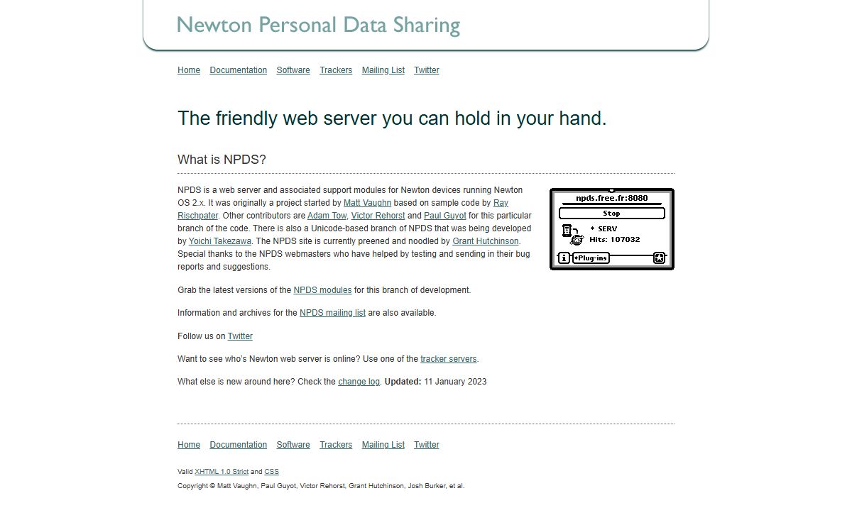 Newton Personal Data Sharing : The friendly web server you can hold in your hand.