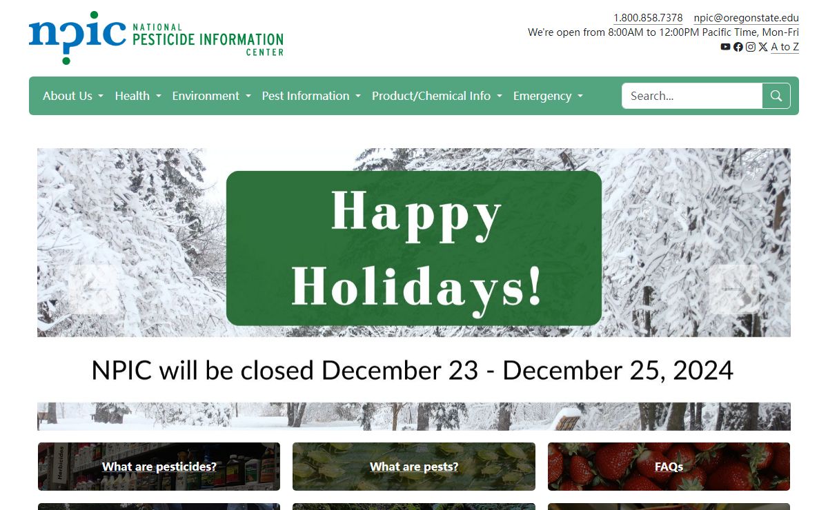 National Pesticide Information Center