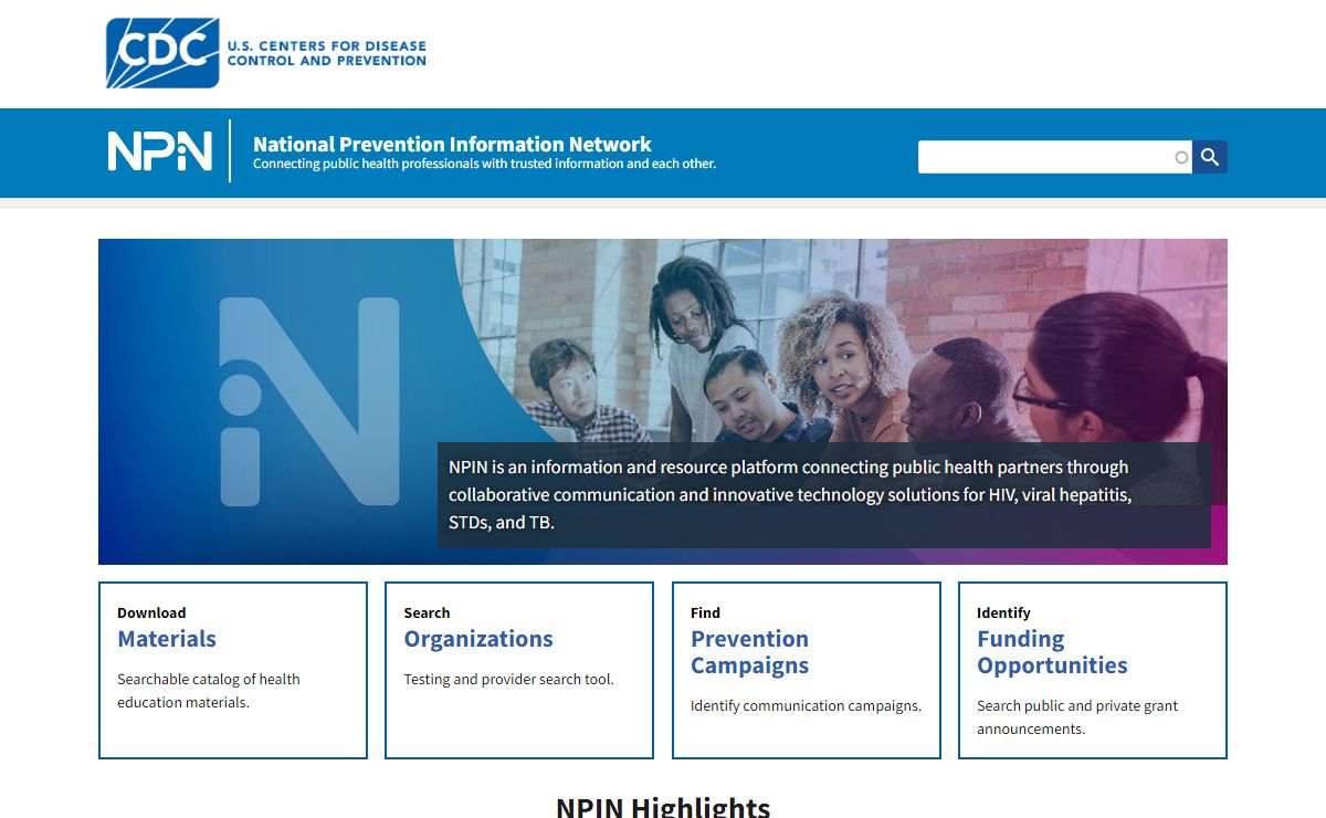 Homepage | National Prevention Information Network