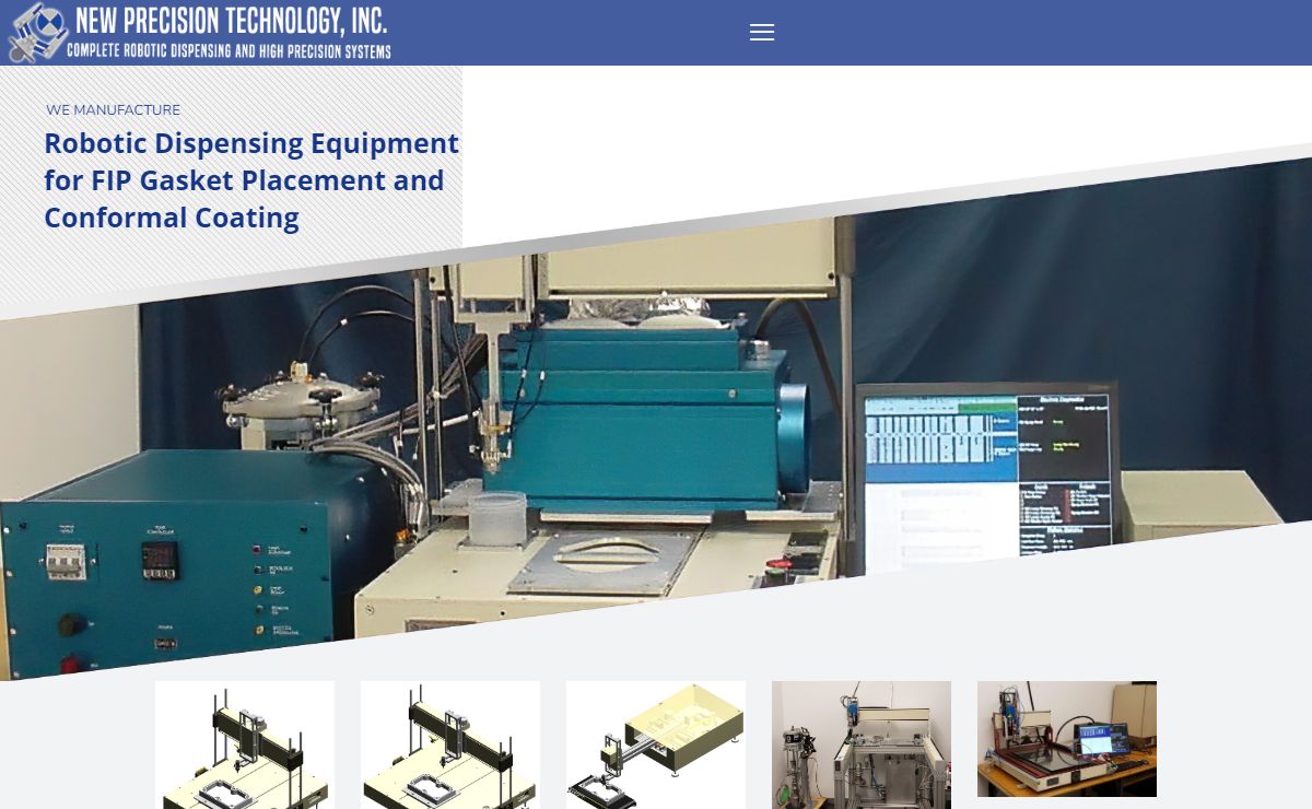 New Precision Technology, Inc Industrial Dispensing Systems