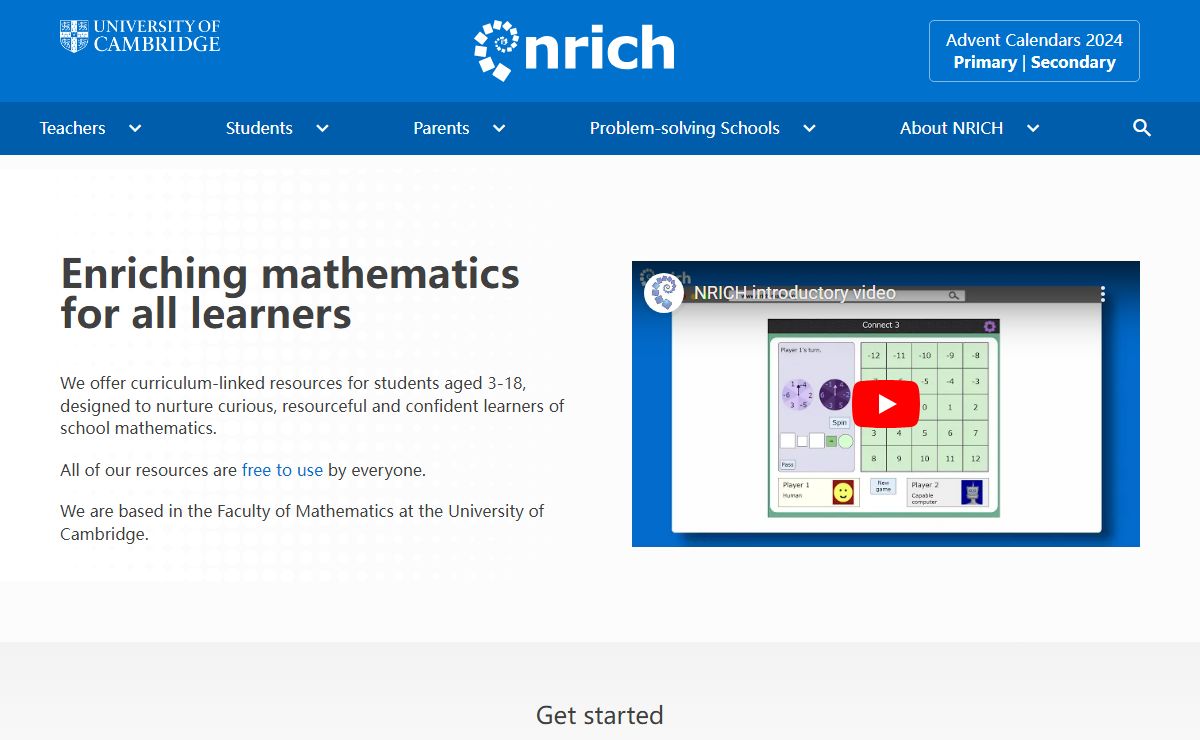 Home | NRICH