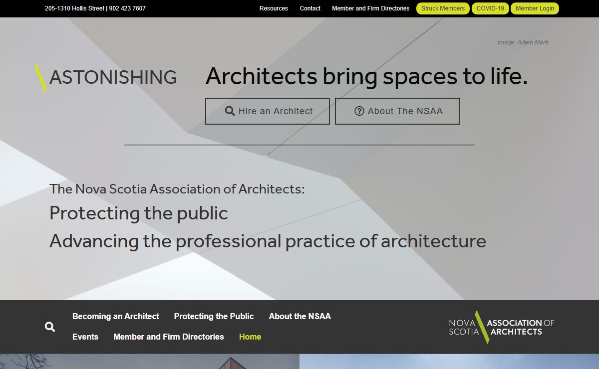 The Nova Scotia Association of Architects (NSAA)