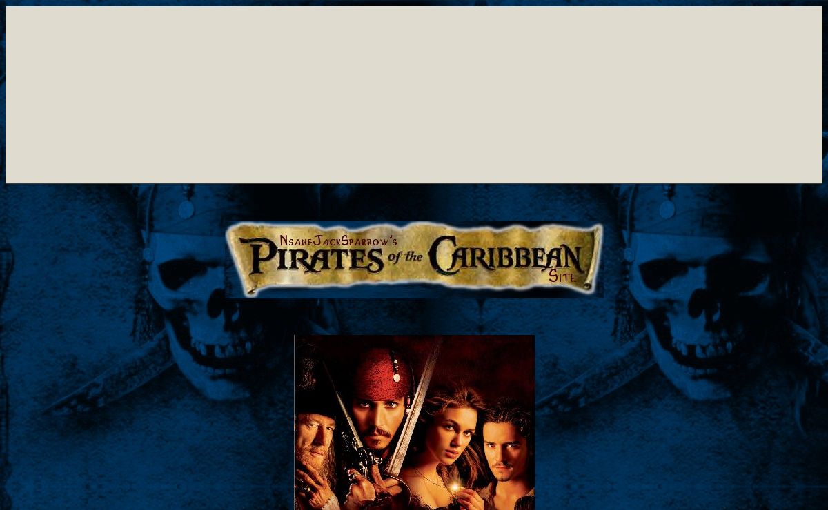 NsaneJackSparrow's PotC Site