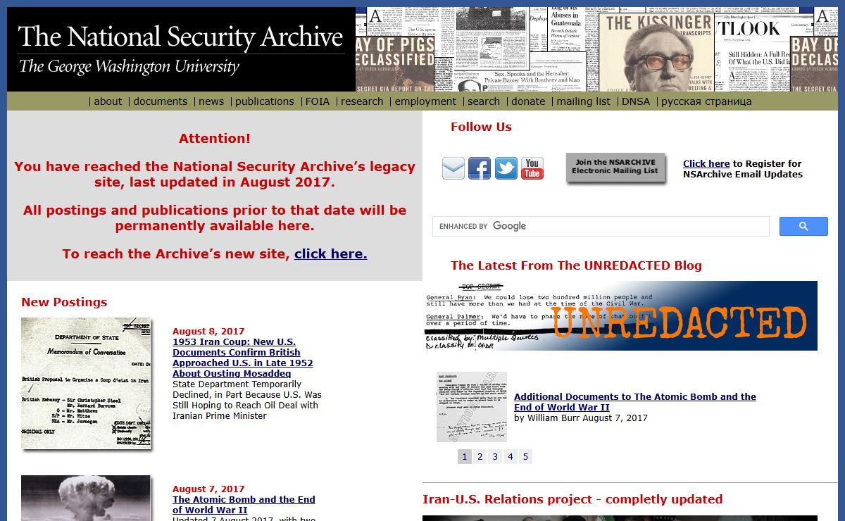 The National Security Archive