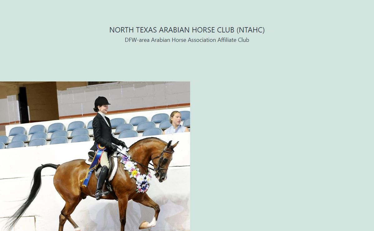 Home · North Texas Arabian Horse Club (NTAHC)