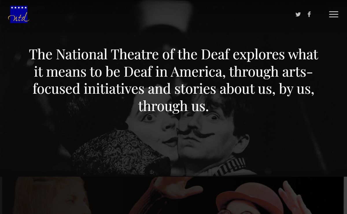 Welcome to the National Theatre of the Deaf! - National Theatre of the Deaf