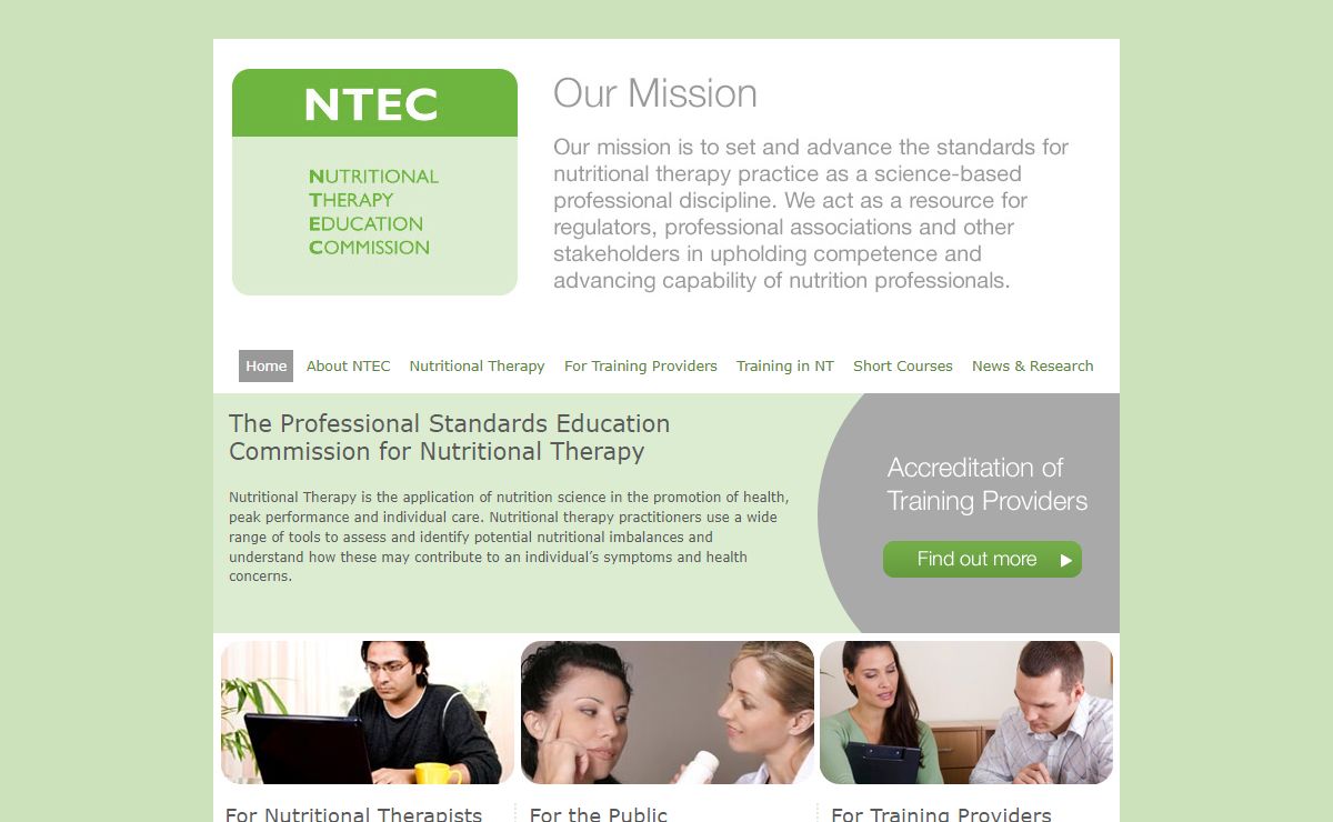 Home | Nutritional Therapy Education Commission