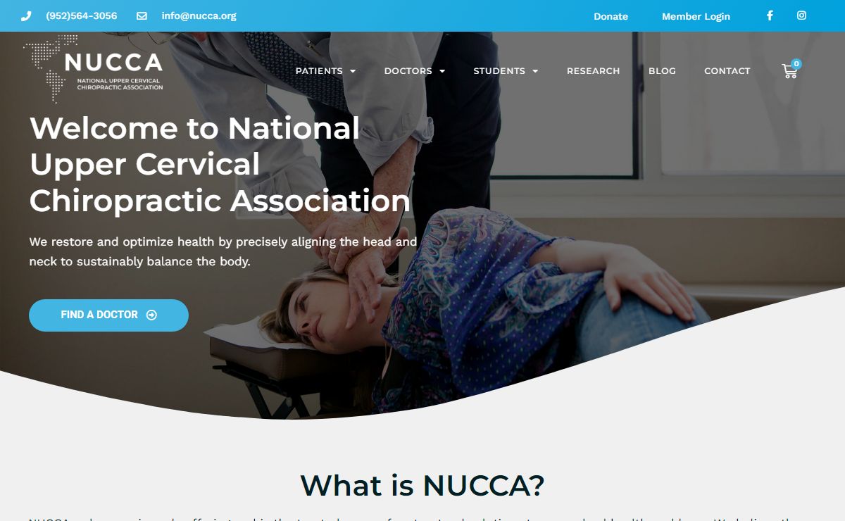 NUCCA - National Upper Cervical Chiropractic Association