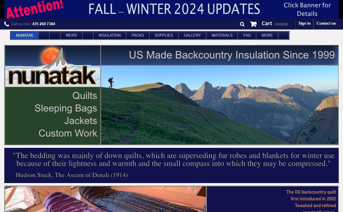 Ultralight Fastpacking Gear | Nunatak | Custom Fastpacking Gear - Nunatak Equipment