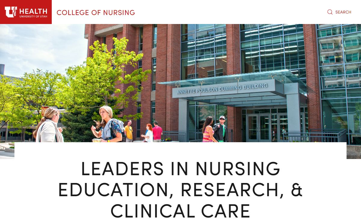 Leaders in Nursing Education, Research, & Clinical CareCollege of Nursing | University of Utah