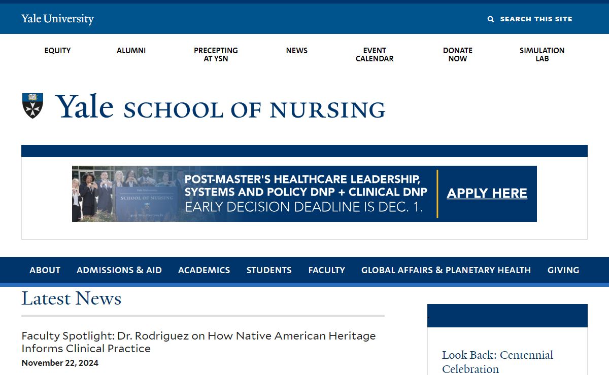 Home | Yale School of Nursing