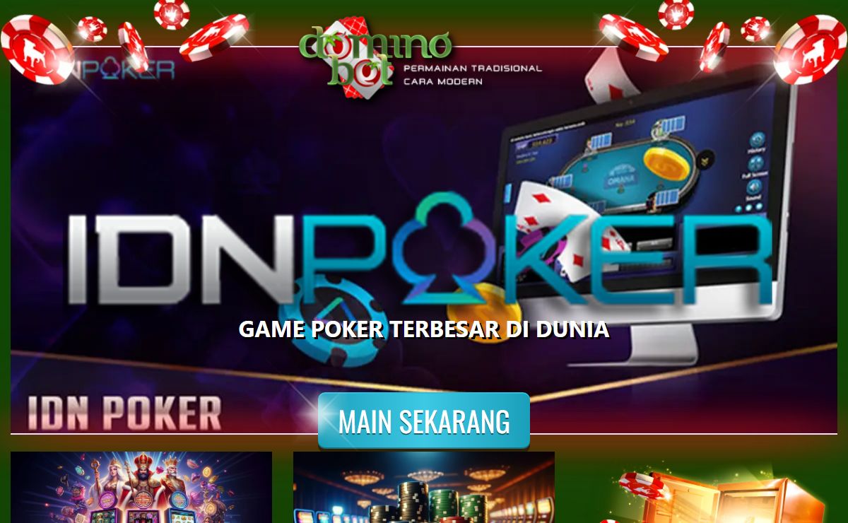 Dominobet: Situs Poker Online Resmi & Agen Idn Poker Terbaik