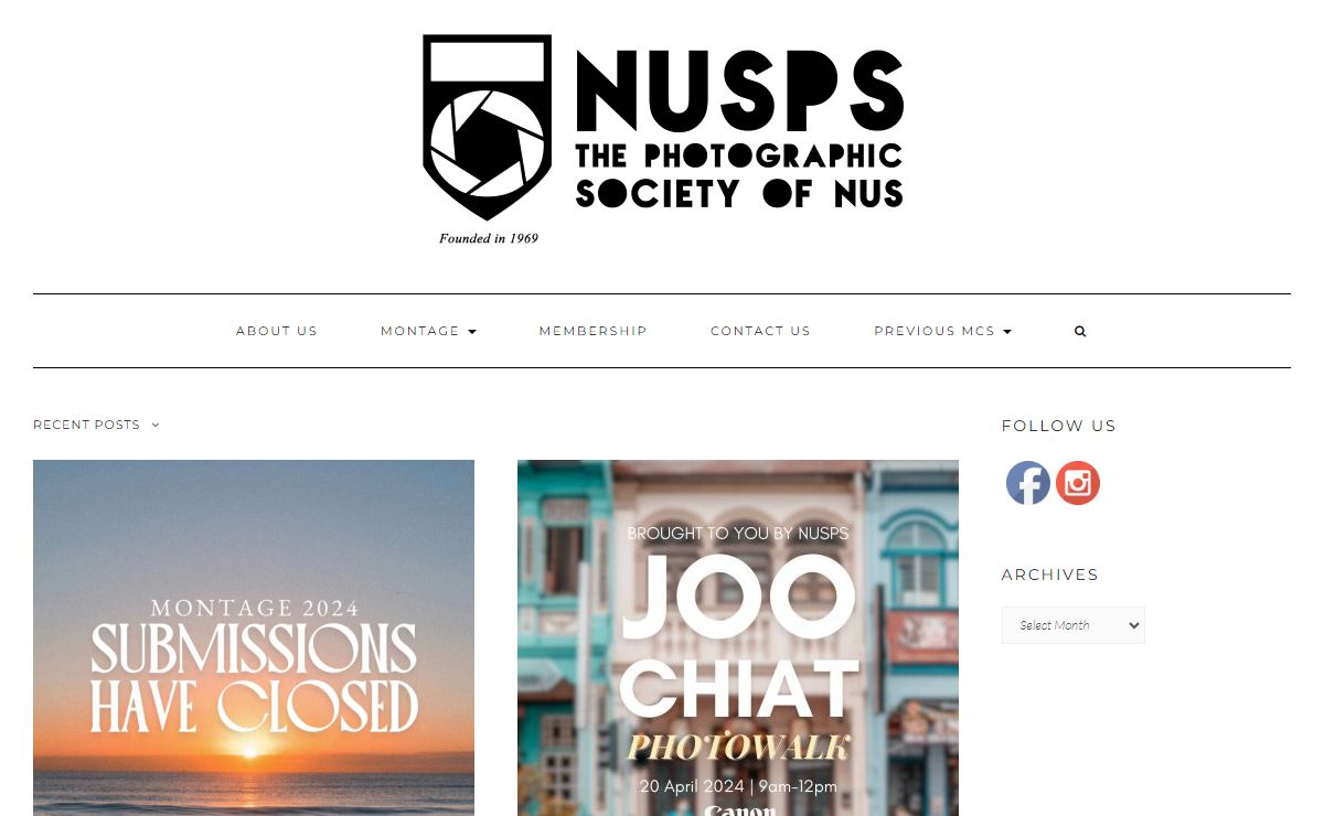 NUSPS – The Photographic Society of NUS
