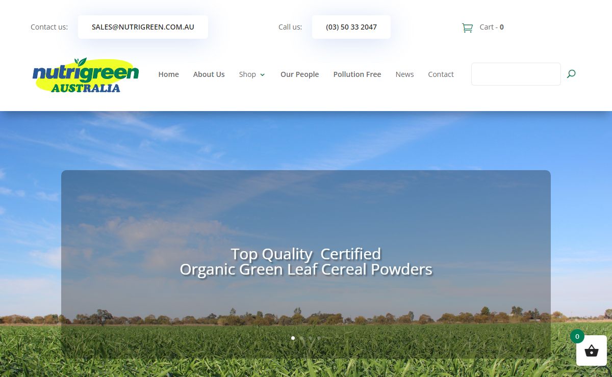 Nutrigreen | Top Quality Certified Green Leaf Cereal Powders