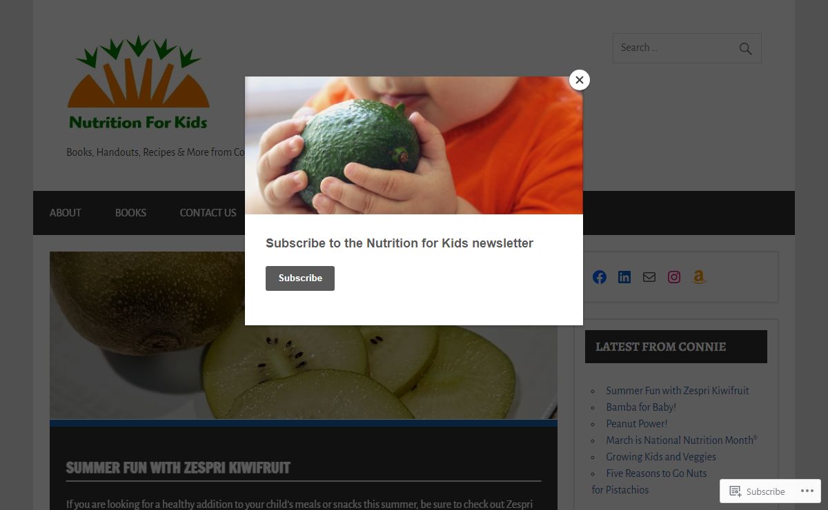 Nutrition For Kids | Books, Handouts, Recipes & More from Connie Liakos, MS, RDN