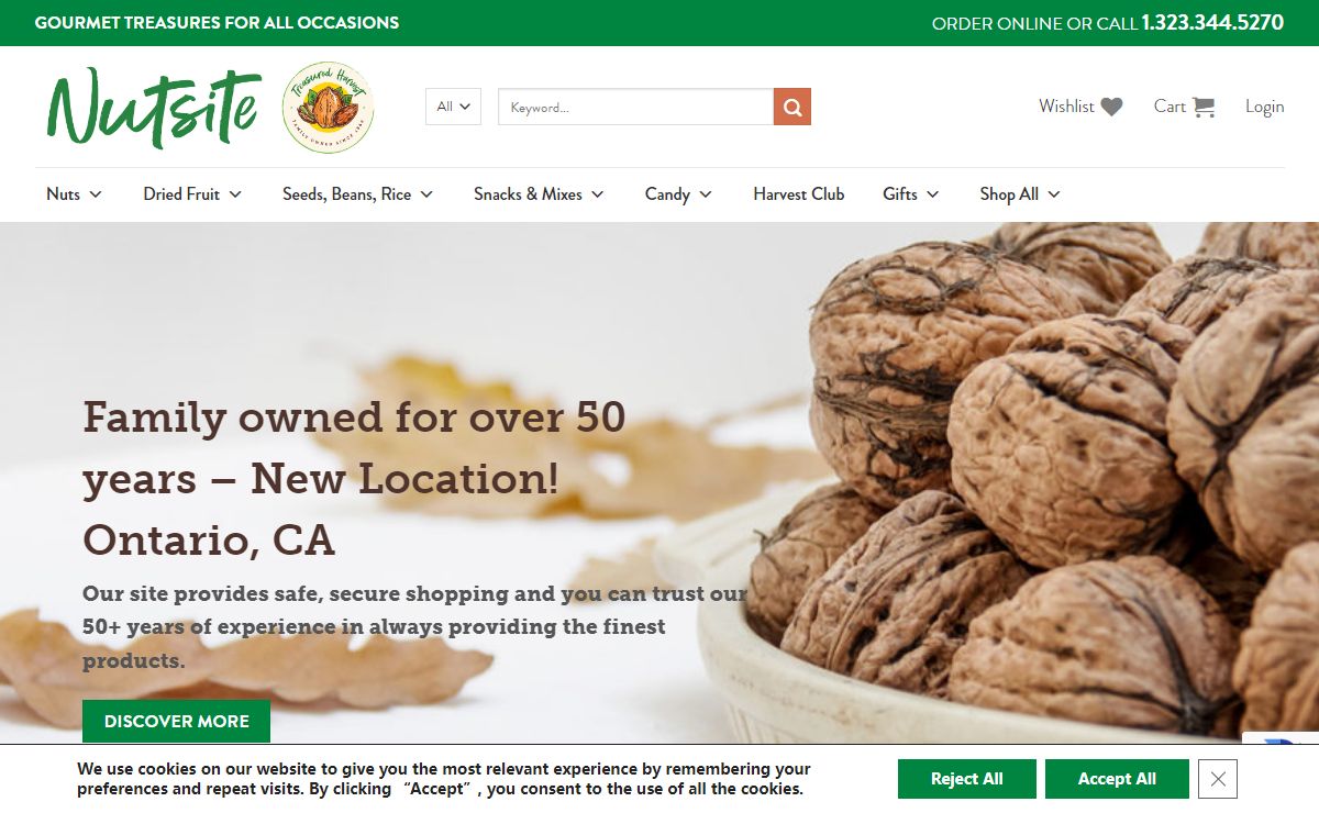 Bulk Nuts, Dried Fruit, Seeds & Snacks by pound or bulk