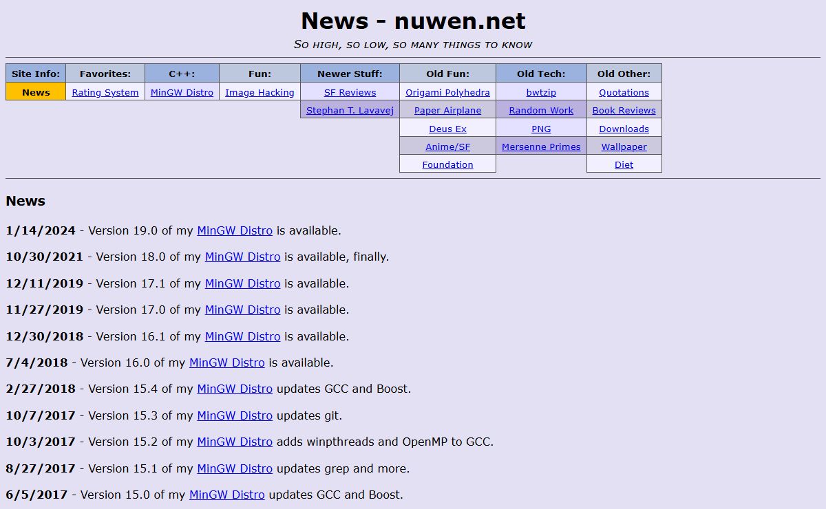 News - nuwen.net