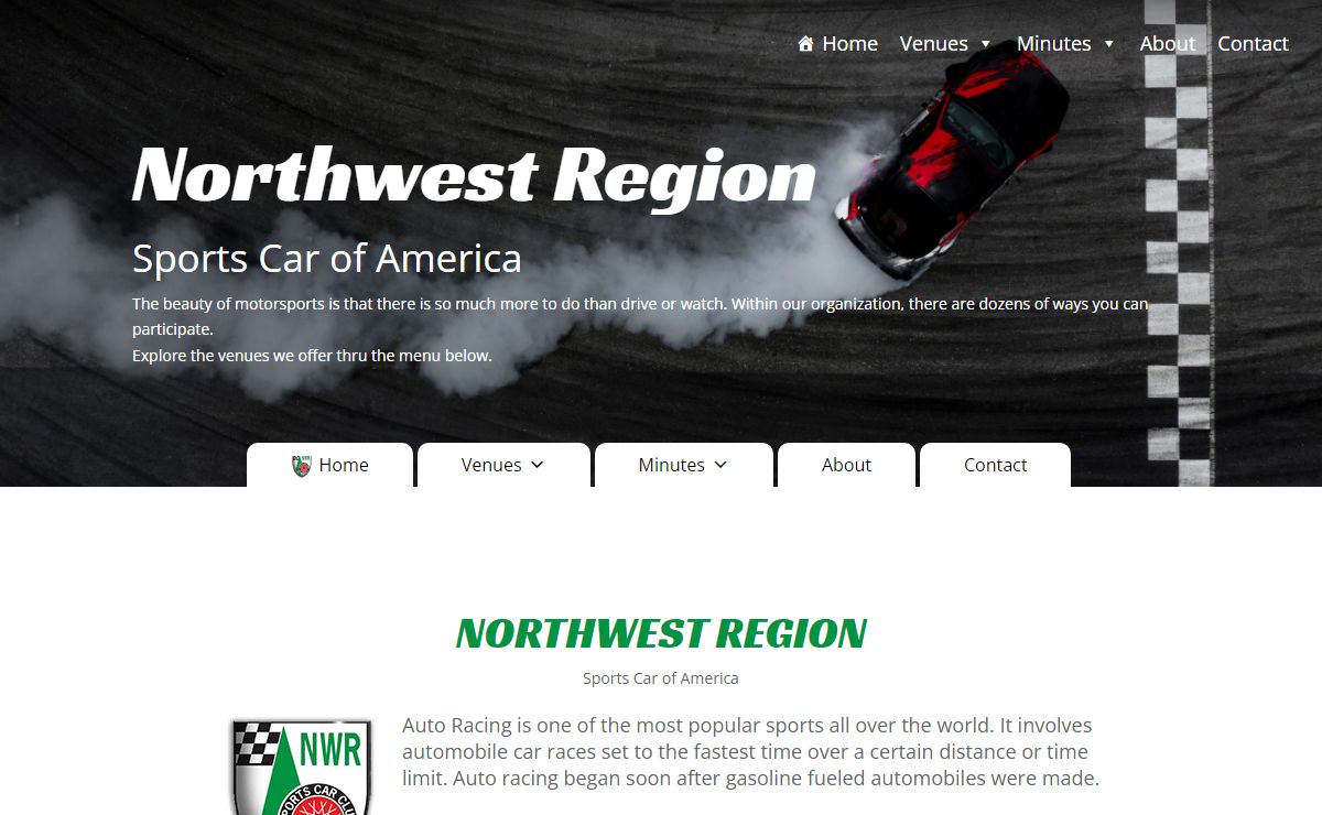 nwr-scca | Northwest Region