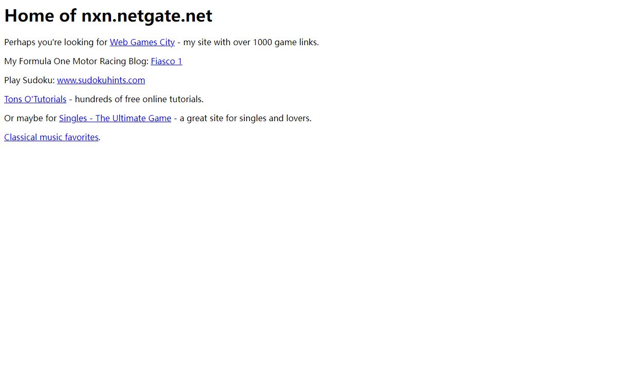 nxn.netgate.net Home Page