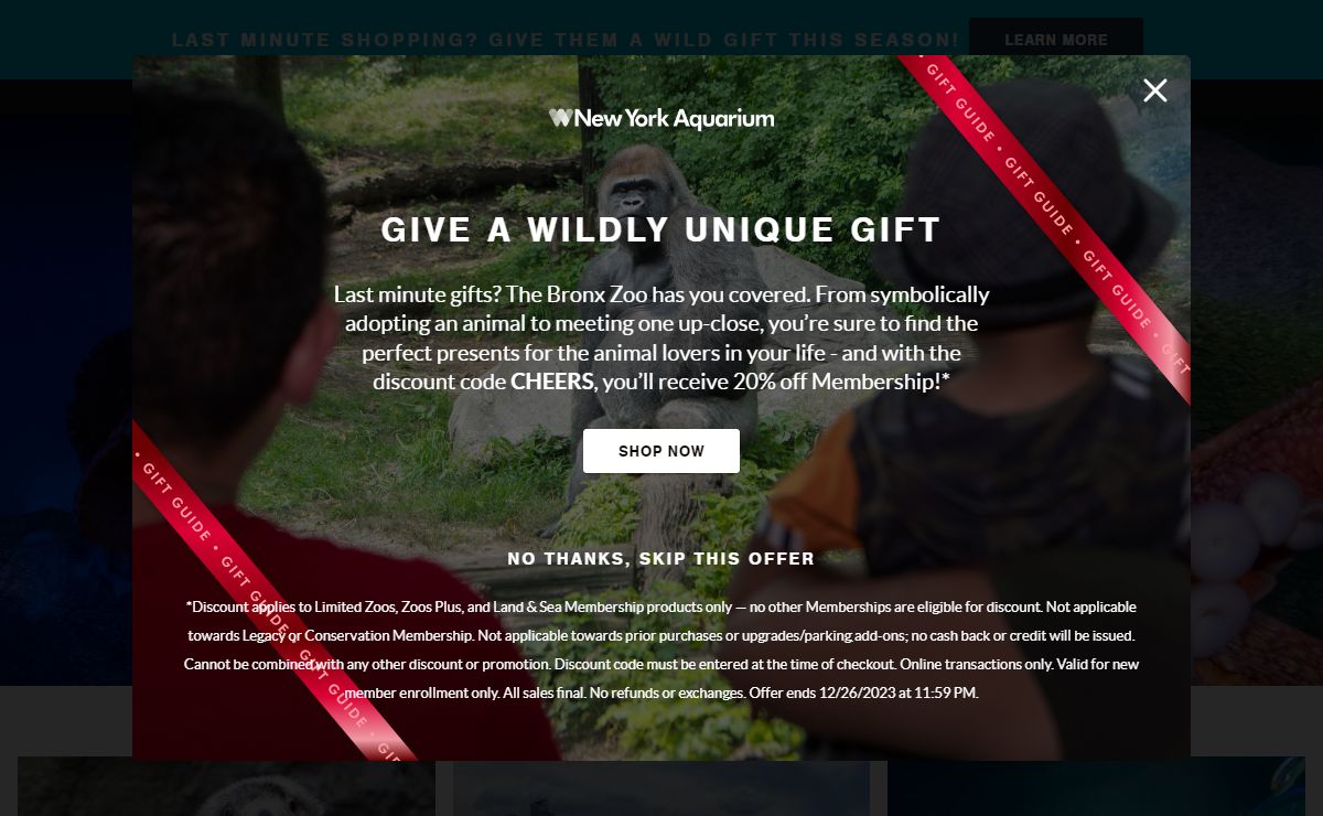 Saving Wildlife and Wild Places - New York Aquarium