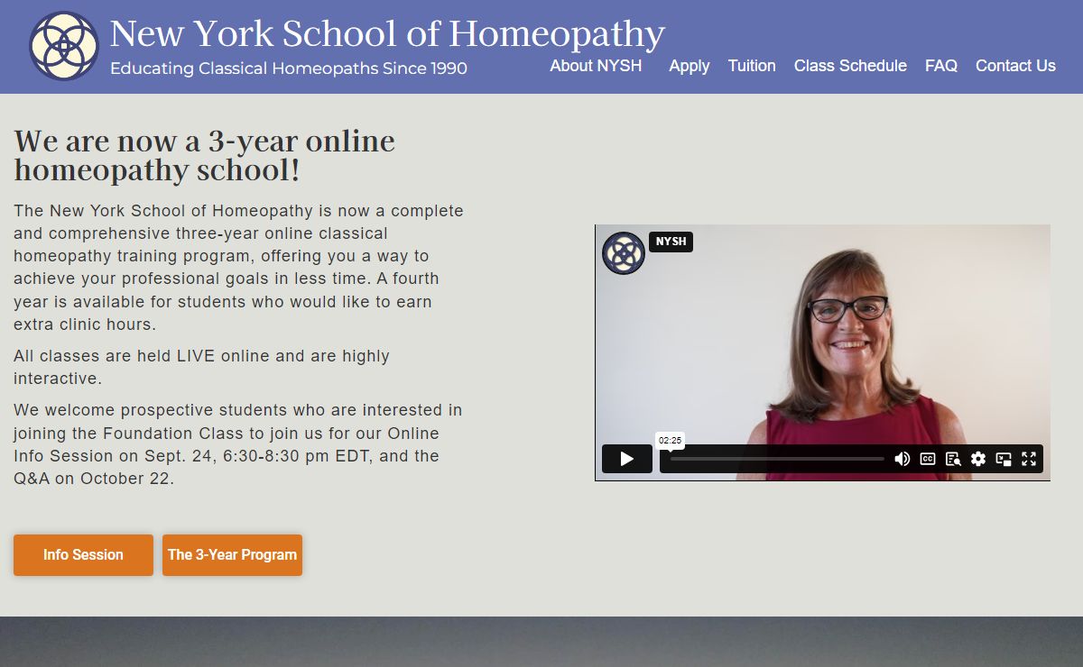 New York School of Homeopathy