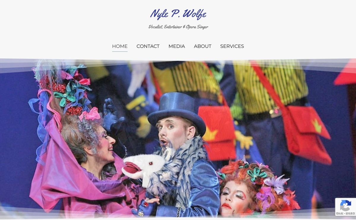Nyle P. Wolfe – Vocalist, Entertainer & Opera Singer